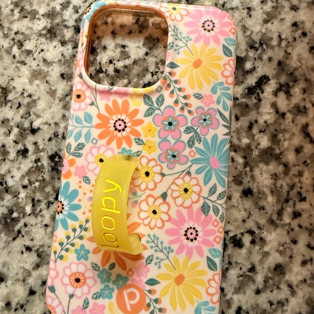 iPhone 13 Loopy Phone Case with Yellow Grip